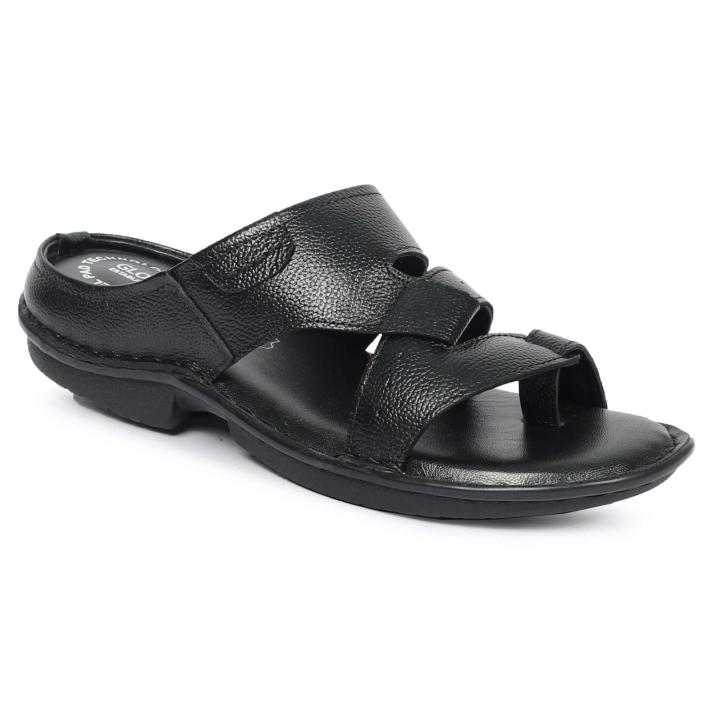 21006 GLOBERS+  genuine leather chappal with thumb for Men | zel pad inside