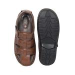GLOBERS 21007 Sandle for Men | Zel pad Insole for Comfort | Modern Look with Straps | Comfortable ethnic look footwear for Men's