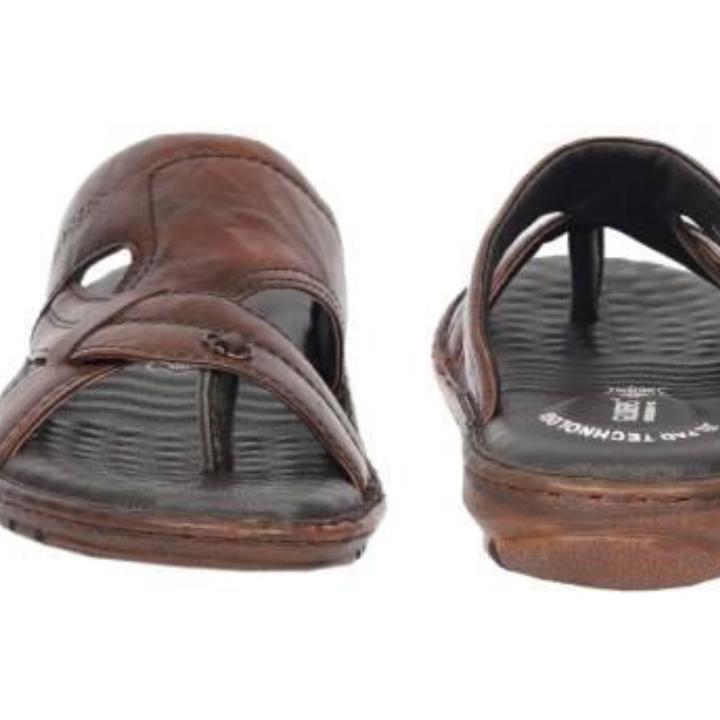 1304002 GLOBERS+  genuine leather chappal with thumb for Men | zel pad inside