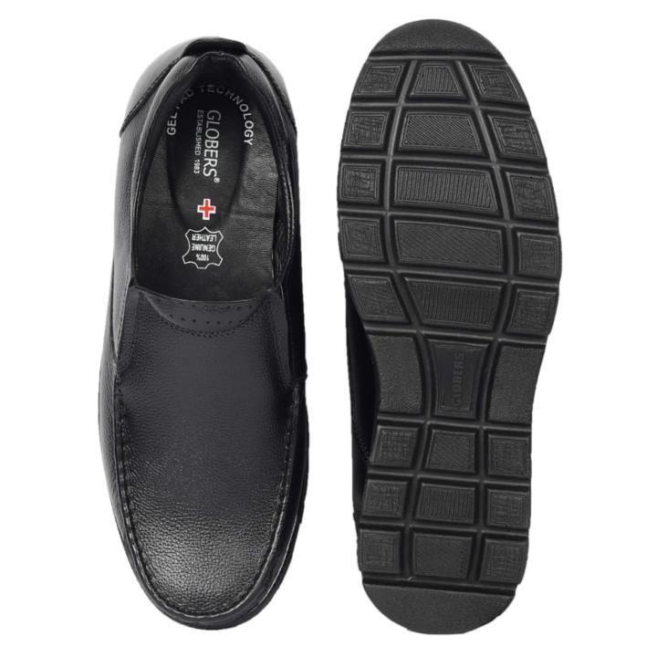 26007 GLOBERS+  genuine leather shoes for Men | zel pad inside | Mocassion(without lace)